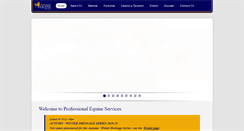 Desktop Screenshot of professionalequineservices.co.uk